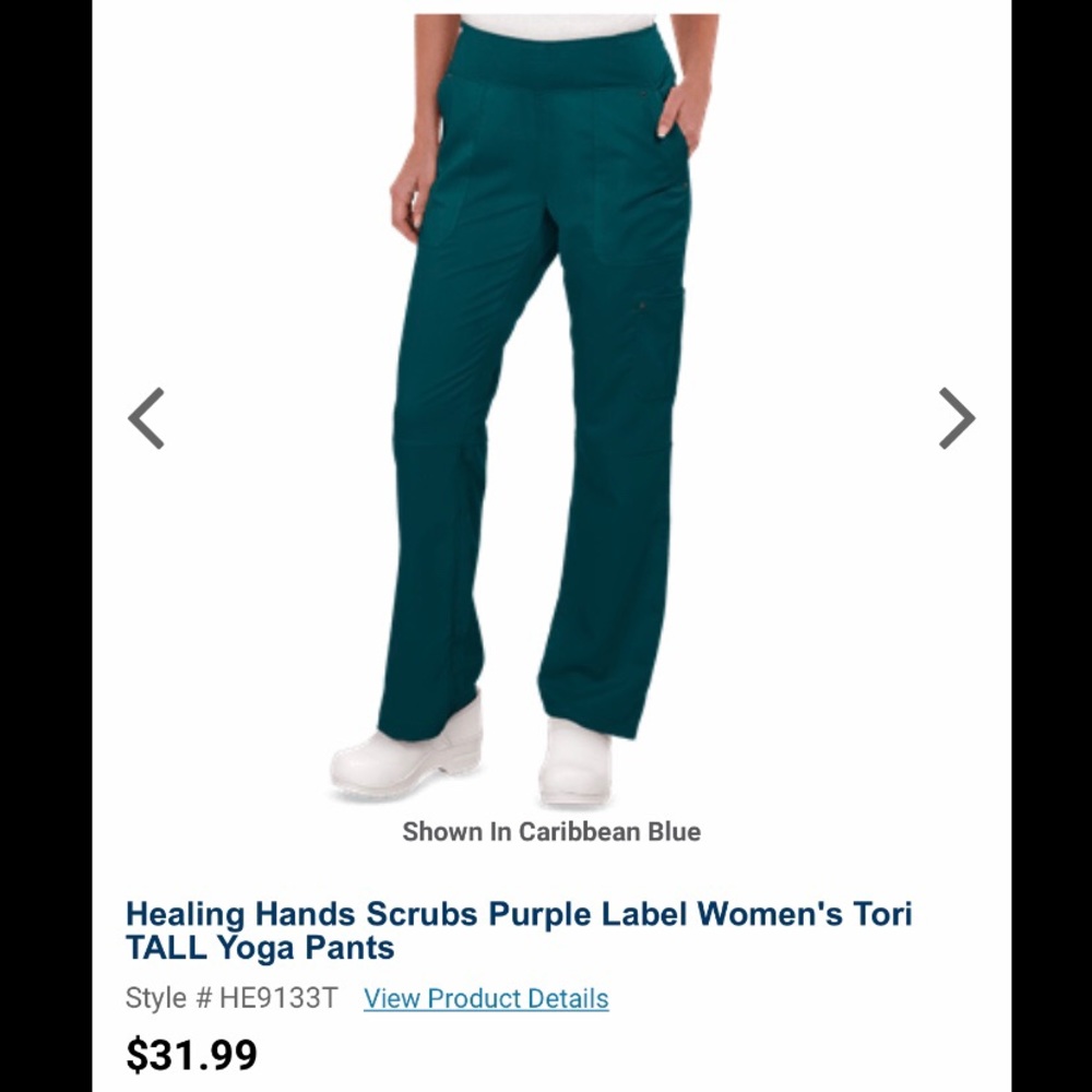 Purple Label Yoga Scrub Pants